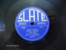 BILLY FORD AND THE HARMONAIRES, RARE DOO-WOP 78, SLATE # 3060, 1950'S