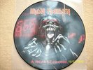 IRON MAIDEN A RARE PROMO COPY ON PICTURE DISC OF A REAL DEAD ONE LP