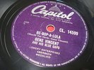 78 -GENE VINCENT & HIS BLUE CAPS - BE-BOP-A-LULA - UK CAPITOL CL. 14599 - VG+