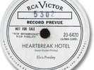 Rare Promo ELVIS PRESLEY Rock & Roll 78 RPM Record. Heartbreak Hotel RCA 20-6420
