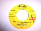 LIGHTNIN HOPKINS EVIL HEARTED WOMAN THEY WONDER WHO I AM HERALD H449 VG+ 45