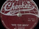 Hear Blues 78rpm BO DIDDLEY Hush Your Mouth/Dearest Darling  CHECKER 896