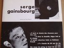 SERGE GAINSBOURG - RARE 25CM DU CHANT A LA LUNE AVEC ENCART PROMO