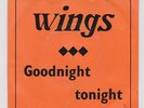 THE BEATLES PAUL MC CARTNEY & WINGS GOODNIGHT TONIGHT COLUMBIA 1979