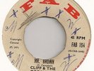MR BROWN / CLIFF AND THE ORGANIZERS..prince buster all stars  ON FAB LABEL 1971