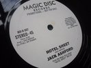 HOTEL SHEET JACK ASHFORD  ?? ?????DISCO FUNK 12