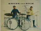 Gene Krupa/Buddy Rich-Krupa and Rich-Verve 8069-AUTOGRAPHED