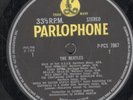 BEATLES white album LP  export issue black/yellow label design double 3