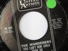 rare Latin Soul 45 WANDERERS you can't run away from me UA Hear