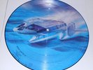SPACE Picture Disc LP JUST BLUE Cosmic Disco Synth Paris France Transit