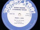 Barry Brown & Ranking Toyan PEACE AND LOVE & ADAPTER CHAPTER Jah Thomas LISTEN