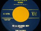 THE TASSELS To A Soldier Boy 45 Madison Doo Wop/Teen NM Beauty