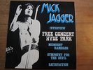 Rolling Stones lp Free Concert Hyde Park / Mick Jagger Interview