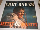 CHET BAKER - SEXTET & QUARTET - ORIG RARE ITALY PRESS - 1960 - LPM 2094 -