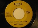 INELL YOUNG 45 What Do You See In Her LIBRA original New Orleans soul holy grail