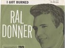 RAL DONNER-PICTURE SLEEVE--(I GOT BURNED/TEAR IN MY EYE)--PS--PIC--SLV