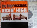 THE IMPRESSIONS  LP  -RIDIN' HIGH   CLP 3548