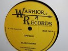 black uhuru    bad girl/african love    warrior records    12