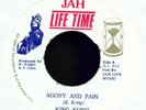 Reggae 7'' Vinyl 80's digi dancehall King Kong Agony & Pain Jah Life Time