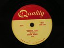 CHUCK BERRY  SCHOOL DAY  DEEP FEELING QUALITY 78 Original Canada #1611  LISTEN 