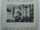 BOB McCARTHY- ADVICE & COMPANY - RARE SIGNED PRIVATE PRESS - FOLK PSYCH - NM LP