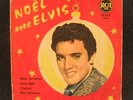 Elvis presley 45 EP France christmas noel avec Elvis blue label