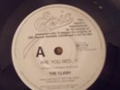 THE CLASH ARE YOU RED..Y  AUSTRALIA ISSUE ONLY WHITE LABEL PROMO PUNK