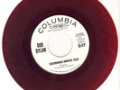 BOB DYLAN Subterranean Homesick Blues 45 RED VINYL DJ w/ COLUMBIA PROMO SLV