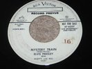 Elvis Presley 45rpm Mystery Train Forgot To Remember WHITE LABEL PROMO 47-6357