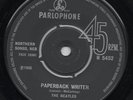 BEATLES Paperback Writer 1969 UK 45 very rare 3rd pressing orig NO SOLD IN UK