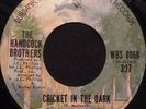 The Handcock Brothers 45 WARNER BROTHERS Cricket In The Dark RARE SOUL FUNK