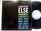 CANNONBALL ADDERLEY - MILES DAVIS Somethin' Else BLUE NOTE MONO LP-63rd/ear/9M
