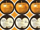 THE BEATLES George Harrison Rare Uncut Sheet All Things Must Pass Record Labels