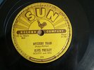 RARE 78 rpm ELVIS PRESLEY on SUN 223 MYSTERY TRAIN U-156/157 etched VG/VG+