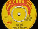 DERRICK MORGAN - HARD TIME - OG UK 1969 CRAB 45 CLIP
