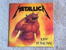 Metallica Jump In The Fire Red Vinyl Rare in excellent condition