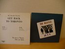 THE BEATLES-20X4--JOHN LENNON-GET BACK TO TORONTO