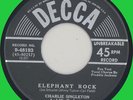 CHARLIE SINGLETON Elephant Rock 45rpm Decca 1951 jump blues