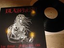 BLASPHEMY -live ritual friday TEST PRESS WHITE LABEL LP 