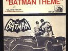 1966 BATMAN NELSON RIDDLE TV SHOW THEME WITH RARE PICTURE SLEEVE