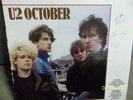   SIGNED U2 LP “October” Autographed by Bono and Edge VG+