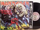 IRON MAIDEN NUMBER OF THE BEAST 1982 U.S. LP WITH MERCH FORM EX