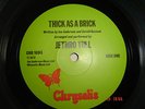 JETHRO TULL - THICK AS A BRICK LP **1ST PRESS**