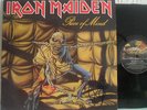 IRON MAIDEN 12in VINYL PIECE OF MIND  SIGNED SLEEVE 1983