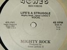 MIGHTY ROCK Life's A Struggle 4 OWE 5 Amos Larkins GREAT Electro RAP RARRRE