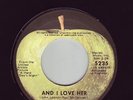 THE BEATLES *AND I LOVE HER/ IF I FELL* US APPLE NM