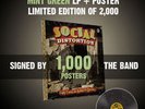 SOCIAL DISTORTION HARD TIMES RSD POSTER SIGNED BY HAND NEW VINYL RECORD STORE