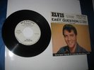 RARE WHITE LABEL PROMO Elvis  45 & RARE PS 