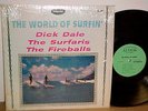 DICK DALE * SURFARIS * FIREBALLS STEREO LP THE WORLD OF SURFIN'