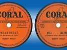 Philipines BUDDY HOLLY 78 rpm Heartbeat CORAL record